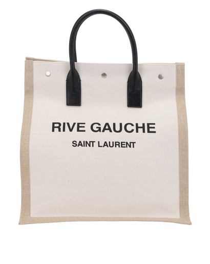 Rive Gauche Tote, &pound;595, Handbags, Cream, Canvas, Front view